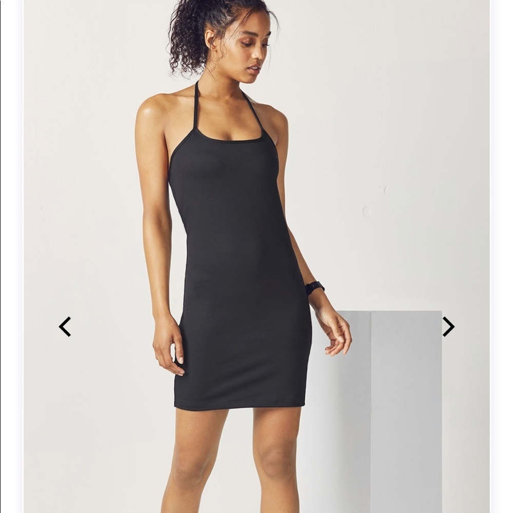 NEW • Fabletics • Mandy Mini Dress Black XXS